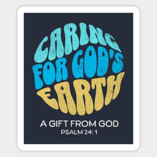 Caring For God's Earth Christian Creation Care Sky Sea Soil Magnet